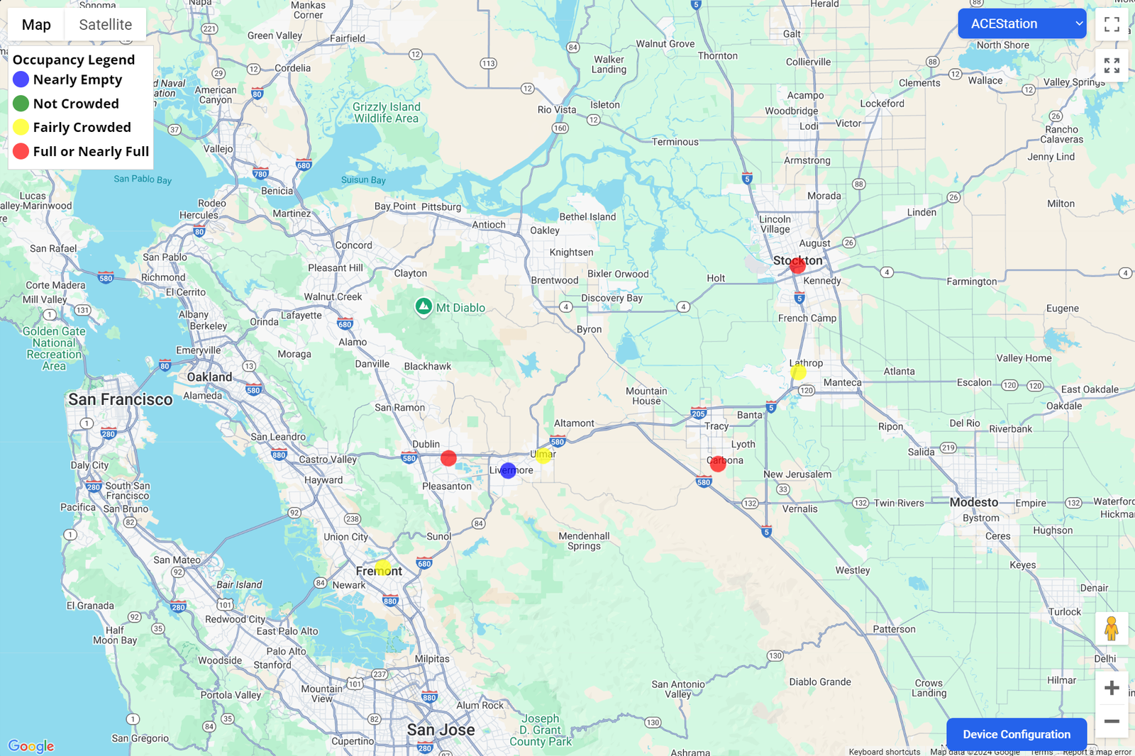 PeopleSense Stations Heatmaps